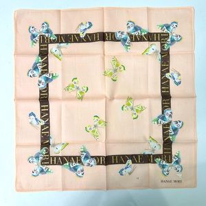 Hanae Mori pink handkerchief